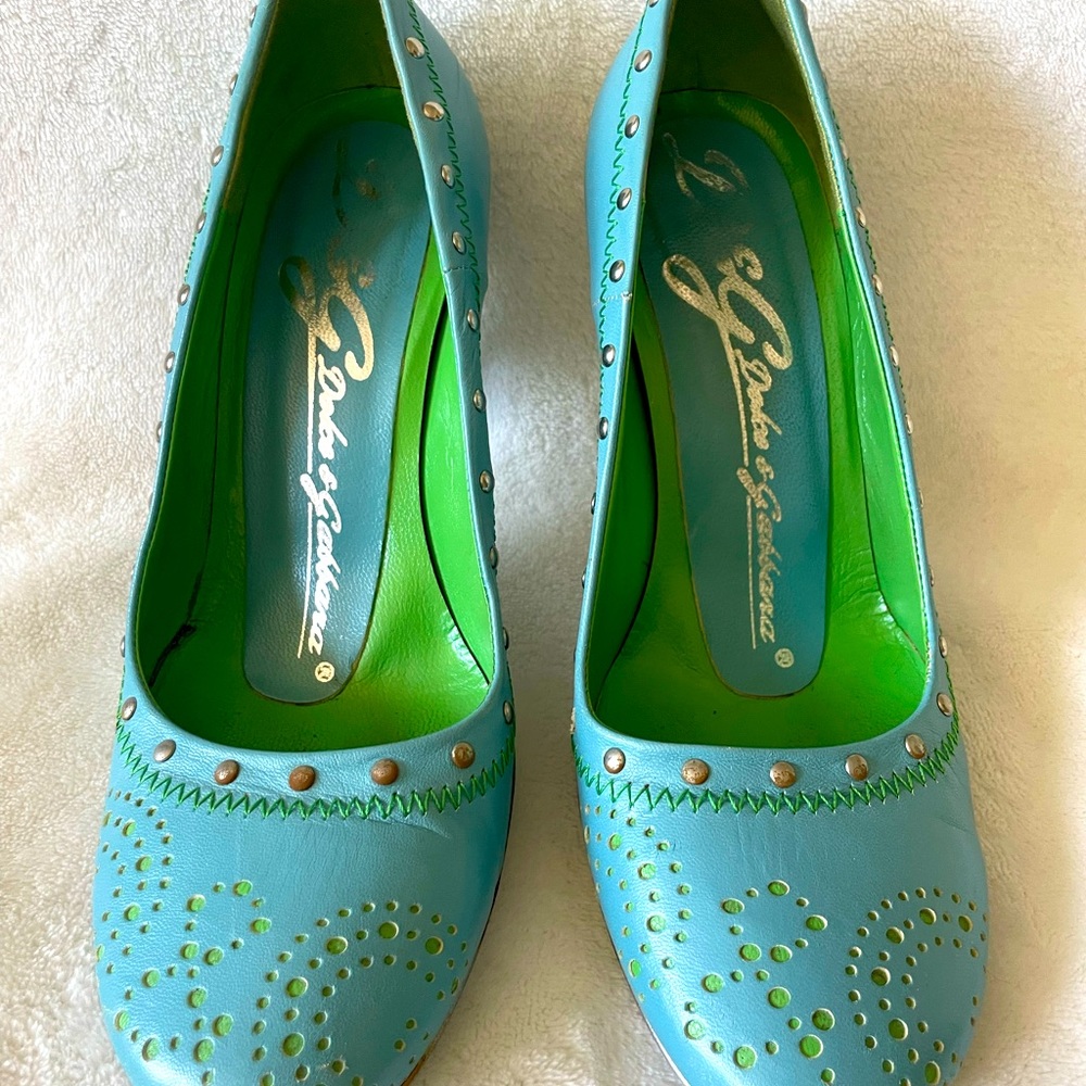 Dolce & Gabbana Blue Stiletto Heals